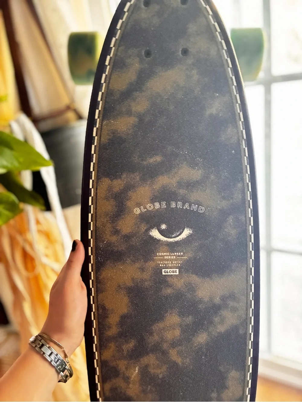 Globe Cosmic Lurker Never Used new longboard, trippy psychedelic